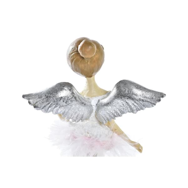 Julgranskula DKD Home Decor Harts Ängel (11 x 9 x 17 cm) (2 antal)