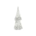 Miniatyrbild 3 av 4: Belysning dekoration DKD Home Decor Jul Champagne Träd Vit (14 x 14 x 50 cm) (2 antal)