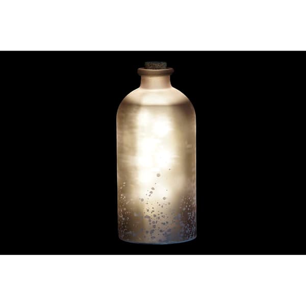 Belysning dekoration DKD Home Decor Jul Brun Vit (11 x 11 x 25 cm) (2 antal)