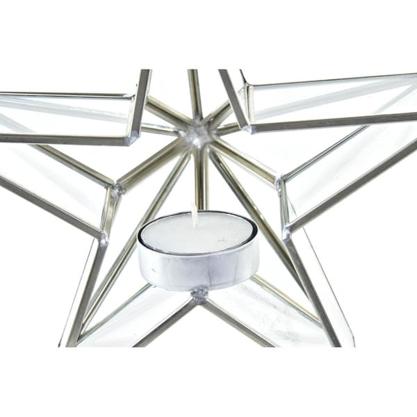 Ljusstakar DKD Home Decor Stjärna (2 antal) (16 x 8 x 16 cm)