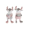 Miniatyrbild 1 av 3: Prydnadsfigur DKD Home Decor Djur Polyester Rådjur (14 x 17 x 28 cm) (2 antal)