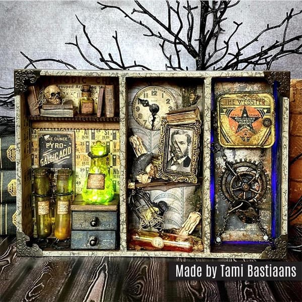 Levande Ljus Miniatyr 9 st - Drippy Candles Halloween - Tim Holtz
