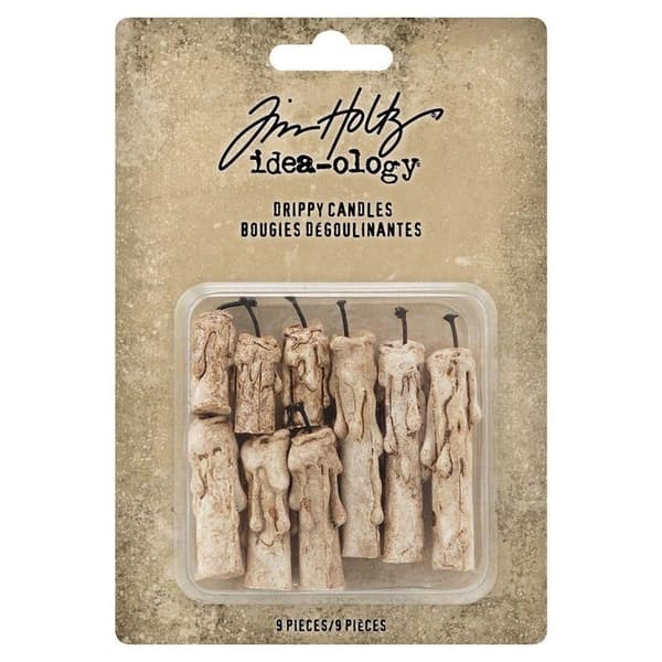 Levande Ljus Miniatyr 9 st - Drippy Candles Halloween - Tim Holtz