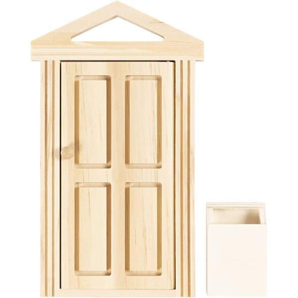 Nissedörr - Miniatyr Dörr och Brevlåda Kit