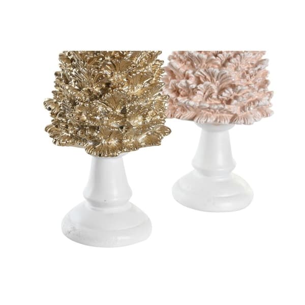 Julgranskula DKD Home Decor Träd Harts (10,5 x 10,5 x 32 cm) (2 antal)