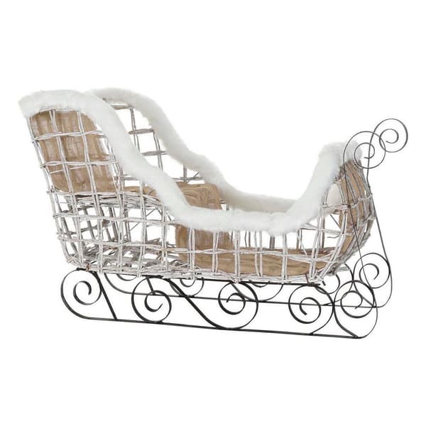 Joulukuusenpallo DKD Home Decor LED Valo Kelkka Valkoinen 90 x 46 x 62 cm