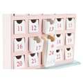 Miniatyrbild 3 av 3: Adventskalender DKD Home Decor Trä Hus (27 x 7 x 40 cm) (2 antal)