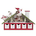 Miniatyrbild 2 av 3: Adventskalender DKD Home Decor Trä Hus (27 x 7 x 40 cm) (2 antal)