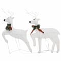Miniatyrbilde 3 av 8: vidaXL Julereinsdyr 2 stk hvit 40 LED