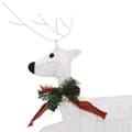 Miniatyrbilde 6 av 8: vidaXL Julereinsdyr 2 stk hvit 40 LED