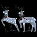 Miniatyrbilde 7 av 8: vidaXL Julereinsdyr 2 stk hvit 40 LED