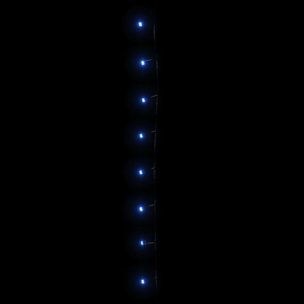 vidaXL Ljusslinga med 150 LED blå 15 m PVC