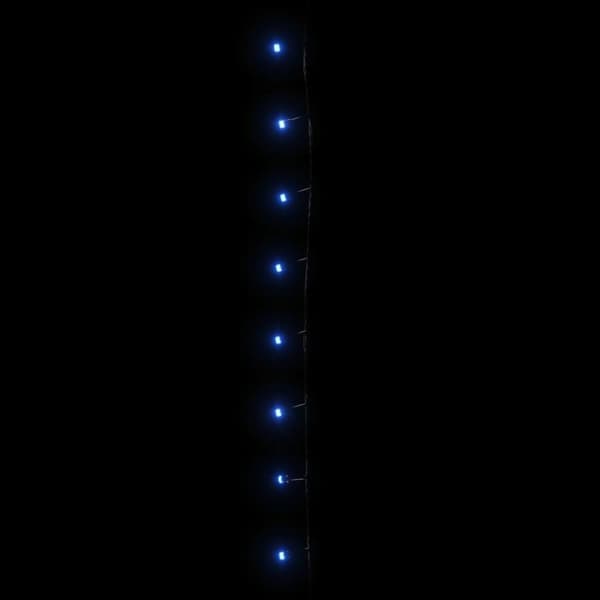 vidaXL Ljusslinga med 2000 LED blå 200 m PVC