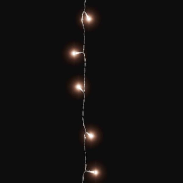 vidaXL LED-strenglys med 2000 lysdioder varmhvit 200 m PVC