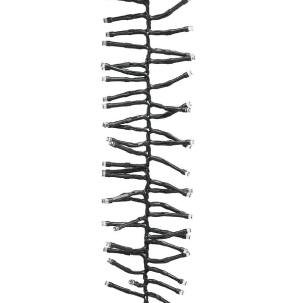 vidaXL Ljusslinga med 1000 LED cluster varmvit 11 m PVC