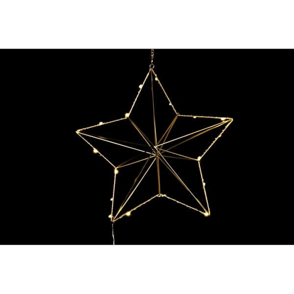 Julgranskula DKD Home Decor Metall Stjärna (2 antal) (30 x 11 x 30 cm)