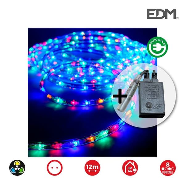 Slang LED EDM Flexiled Multicolour 230 V (12 m)