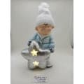 Miniatyrbild 3 av 3: Julgranskula DKD Home Decor Pojkar Magnesium (25,5 x 18,5 x 39,5 cm) (2 antal)
