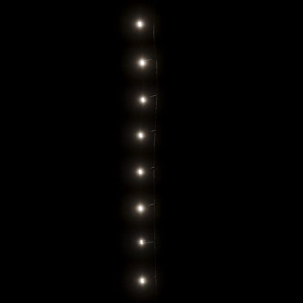 vidaXL LED-lyskæde med 300 LED'er 30 m PVC kold hvid lys