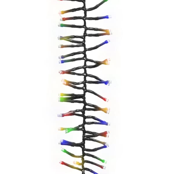 vidaXL Cluster LED-valonauha 1000 LED-valoa monivärinen 11 m PVC