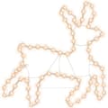 Miniatyrbillede 2 af 6: vidaXL rensdyr julefigur 72 LED'er 57x55x4,5 cm varmt hvidt lys