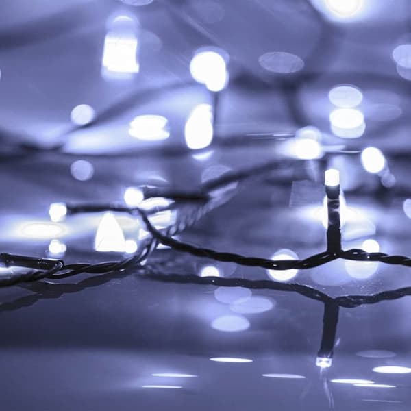 vidaXL LED-lyskæde med 150 LED'er 15 m PVC koldt hvidt lys