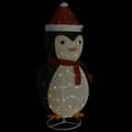 Pikkukuva 5 / 7: vidaXL Pingviini joulukoriste LED-valoilla ylellinen kangas 180 cm