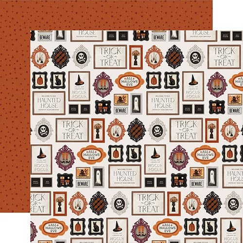 Paper Pad Carta Bella - Halloween - 12x12 Tum + Stickers