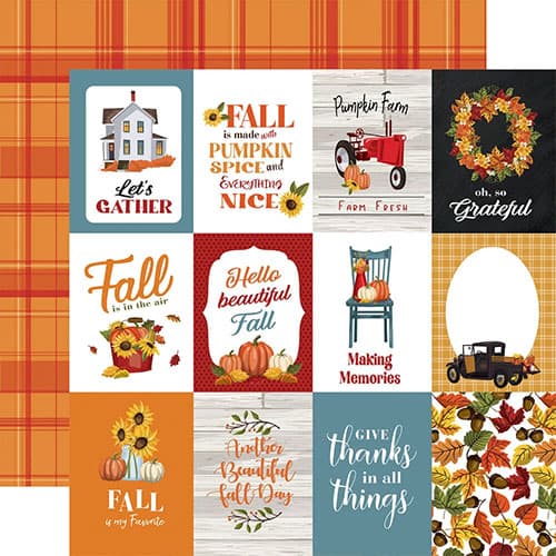 Paper Pad Carta Bella - Fall Fun - 6x6 Tum - 24 ark