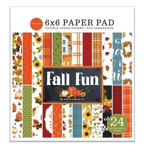 Paper Pad Carta Bella - Fall Fun - 6x6 Tum - 24 ark