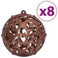 Miniatyrbild 4 av 9: vidaXL Julgranskulor 100 st brun 3/4/6 cm