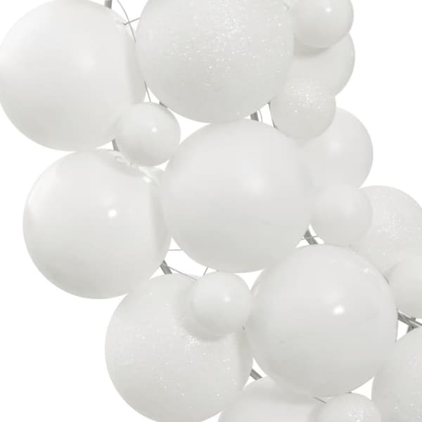 vidaXL julekrans 45 cm polystyren hvid