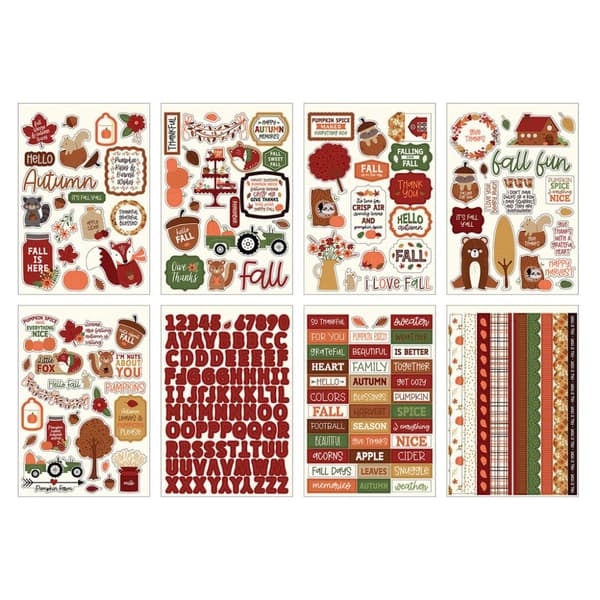 Sticker Book - Echo Park - I Love Fall - 16 sidor