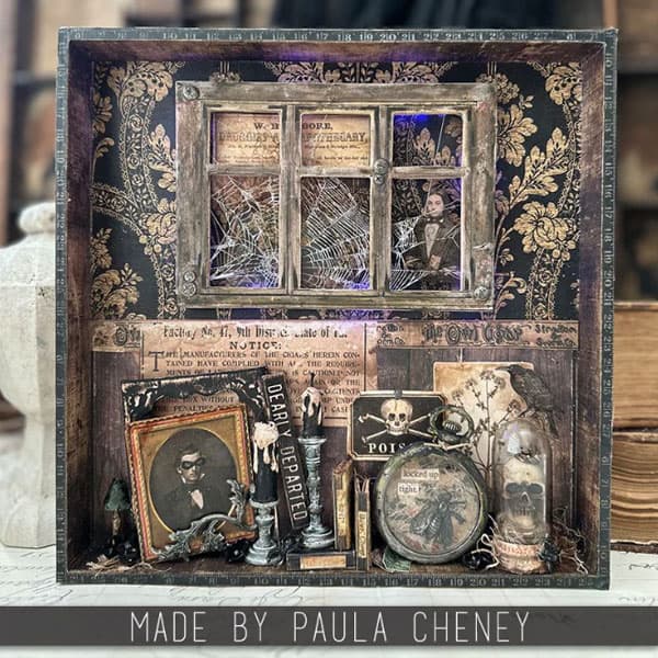 Miniatyr Halloween - Skulls and Bones - Tim Holtz - 12 delar