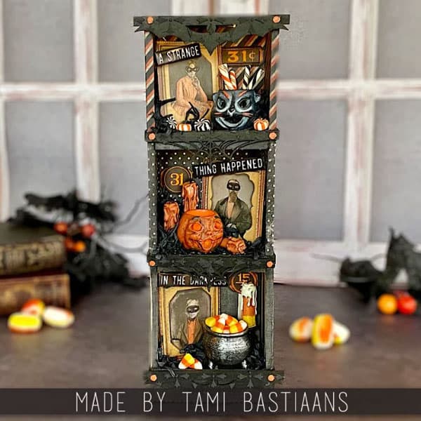 Miniatyr Halloween - Tim Holtz Graveyard - 4 delar