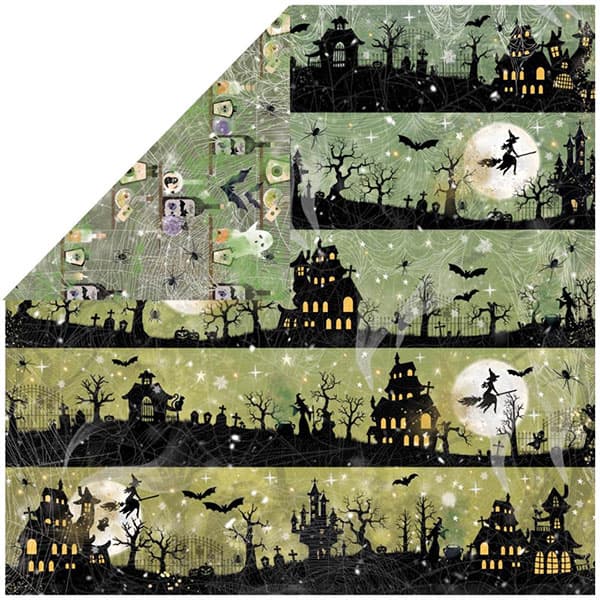 Paper Pad 12x12 - Crafters Companion - All Hallows Eve - 24 ark