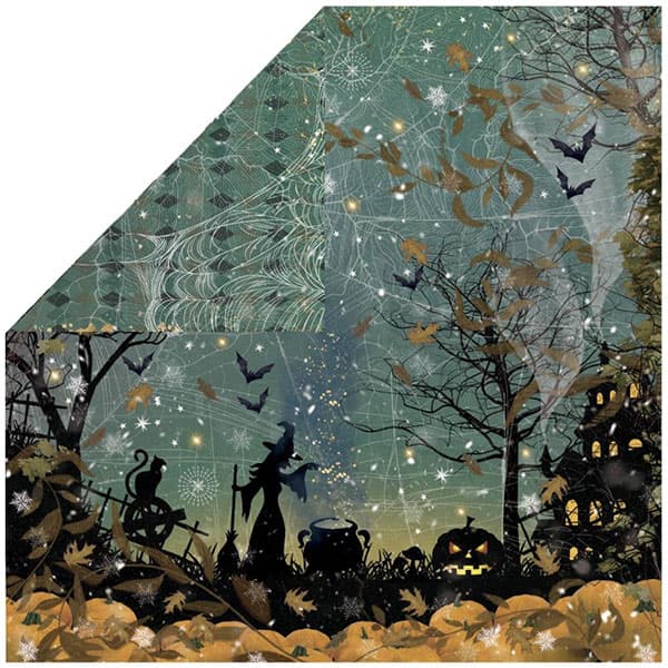 Paper Pad 12x12 - Crafters Companion - All Hallows Eve - 24 ark
