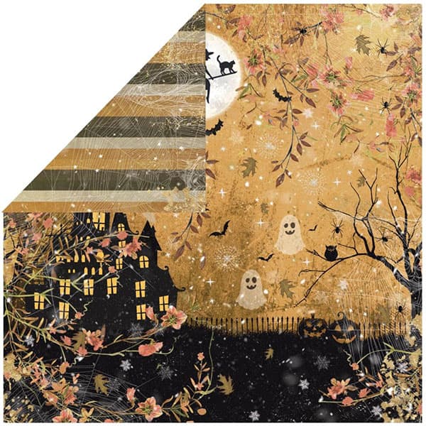 Paper Pad 12x12 - Crafters Companion - All Hallows Eve - 24 ark
