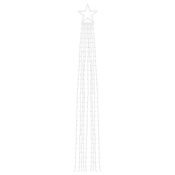 vidaXL Joulukuusen valot 320 LED-valoa sininen 375 cm