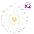 Pikkukuva 2 / 10: vidaXL Starburst jouluvalot 140 LED-valoa 2 kpl monivärinen 17 cm