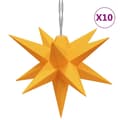 Pikkukuva 2 / 11: vidaXL Joulun tähtivalo 10 LED-valoa keltainen 10 cm