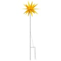 Miniatyrbillede 8 af 11: vidaXL juledekoration med LED-lys og jordspyd foldbar 57 cm gul