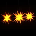 Pikkukuva 3 / 11: vidaXL Jouluvalo 3 LED-valoa taitettava keltainen