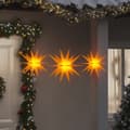 Pikkukuva 1 / 11: vidaXL Jouluvalo 3 LED-valoa taitettava keltainen