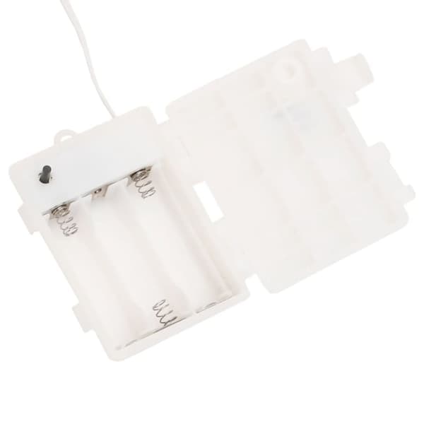vidaXL Jouluvalo 3 LED-valoa taitettava valkoinen