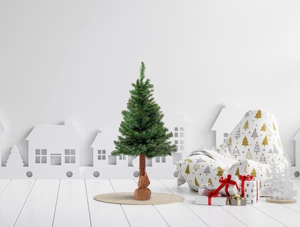 KONSTGIVNA JULTRÄD PÅ STAM 100 CM 311419