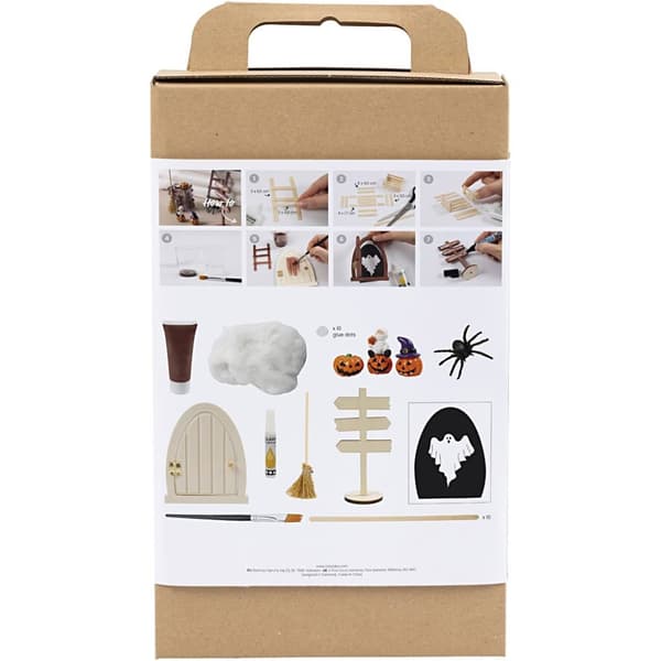 DIY Kit - Halloweendörr - Pyssel Set Till Halloween
