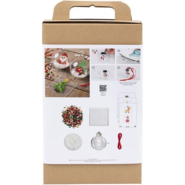 Julpyssel - DIY Kit Julgranskulor - Pärla Fina Julfigurer