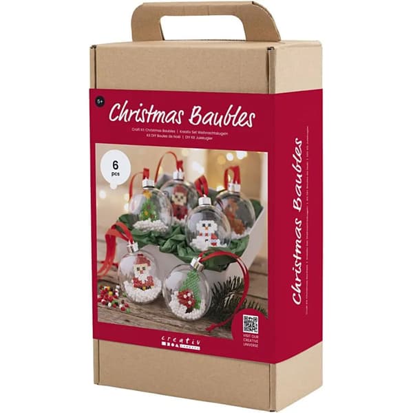 Julpyssel - DIY Kit Julgranskulor - Pärla Fina Julfigurer