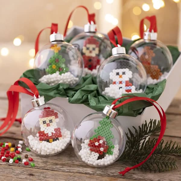 Julpyssel DIY Kit Julgranskulor Pärla Fina Julfigurer CDON